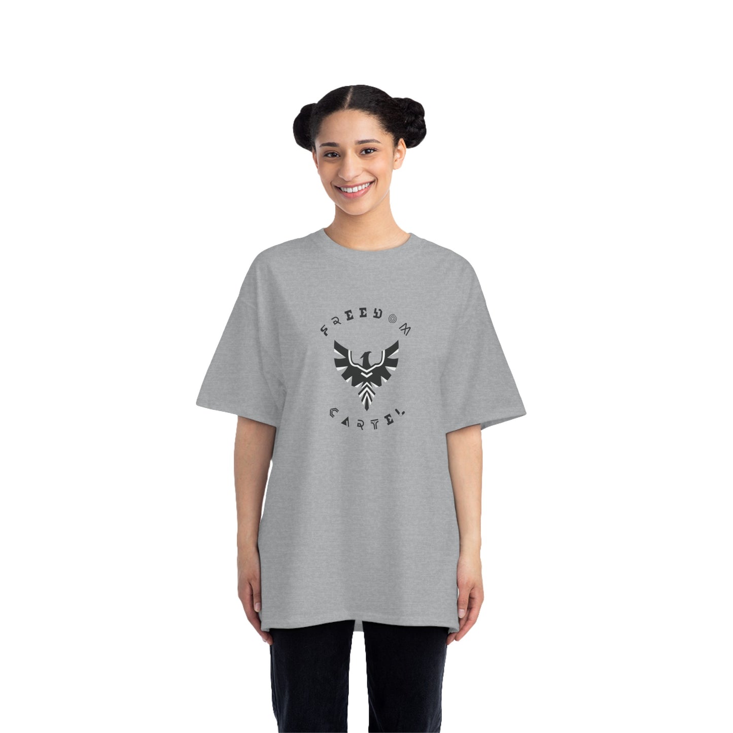 Beefy-T® Short-Sleeve T-Shirt with FREEDOM CARTEL logo