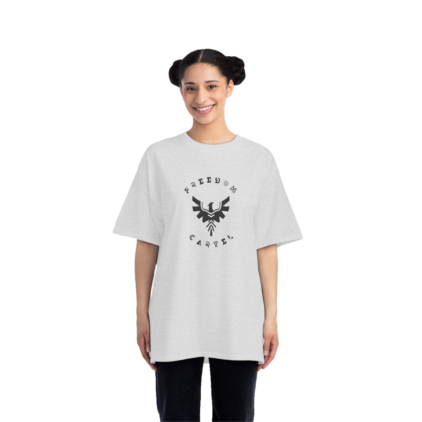 Beefy-T® Short-Sleeve T-Shirt with FREEDOM CARTEL logo
