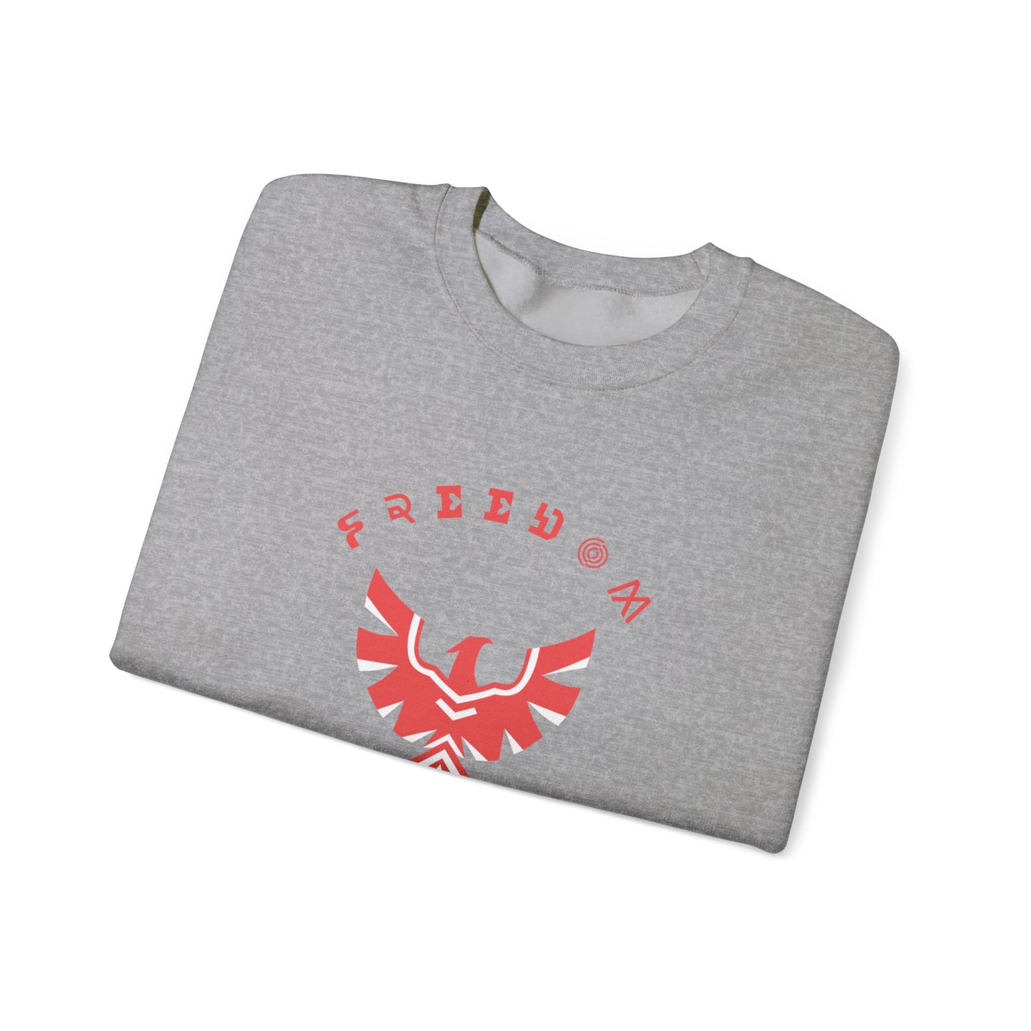 Crewneck Sweatshirt with FREEDOM CARTEL RED logo