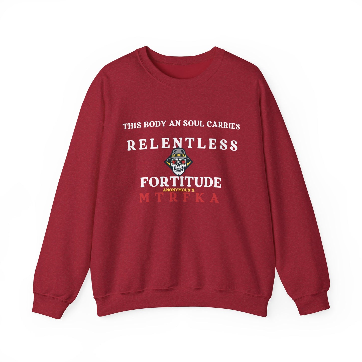 This body an soul carries relentless fortitude