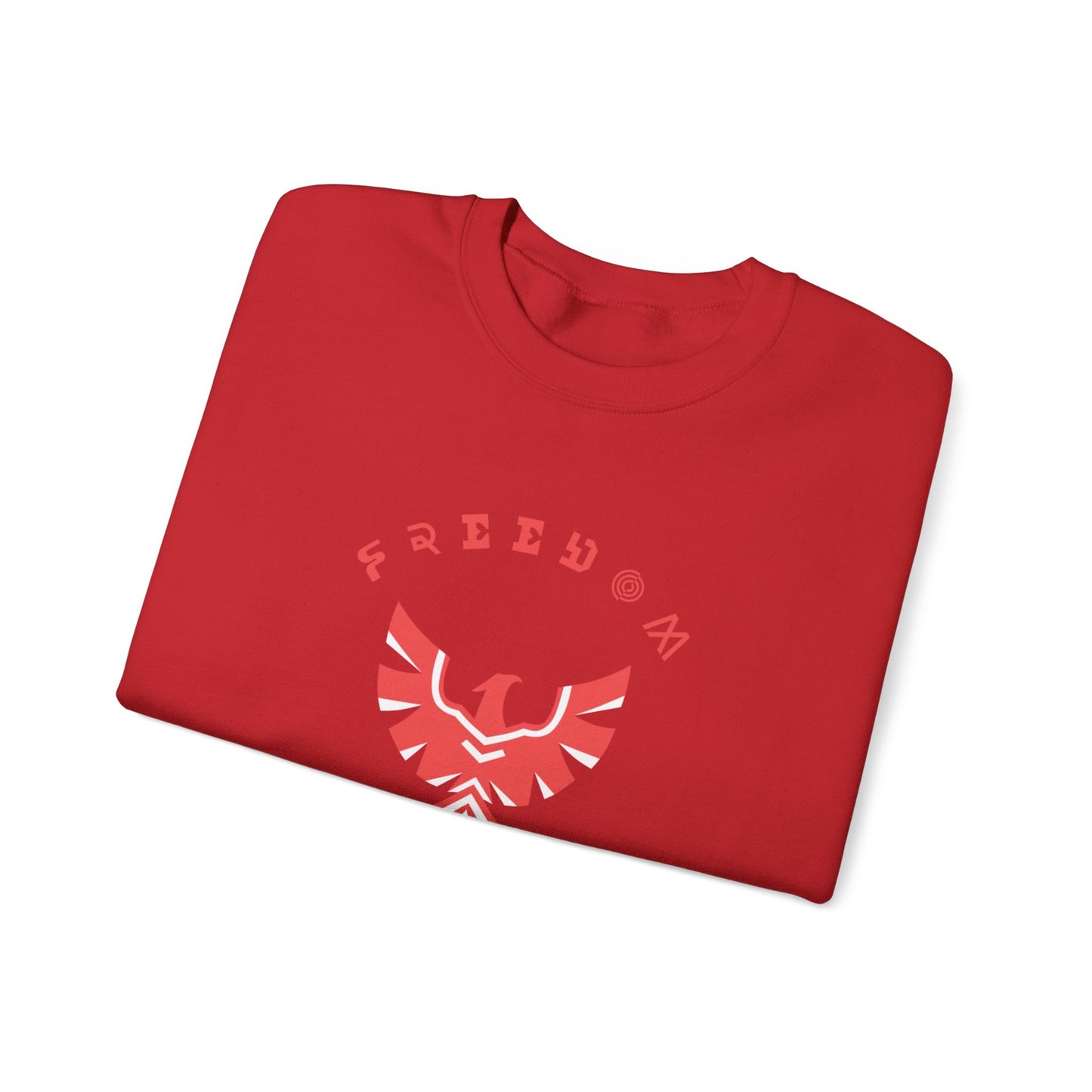 Crewneck Sweatshirt with FREEDOM CARTEL RED logo
