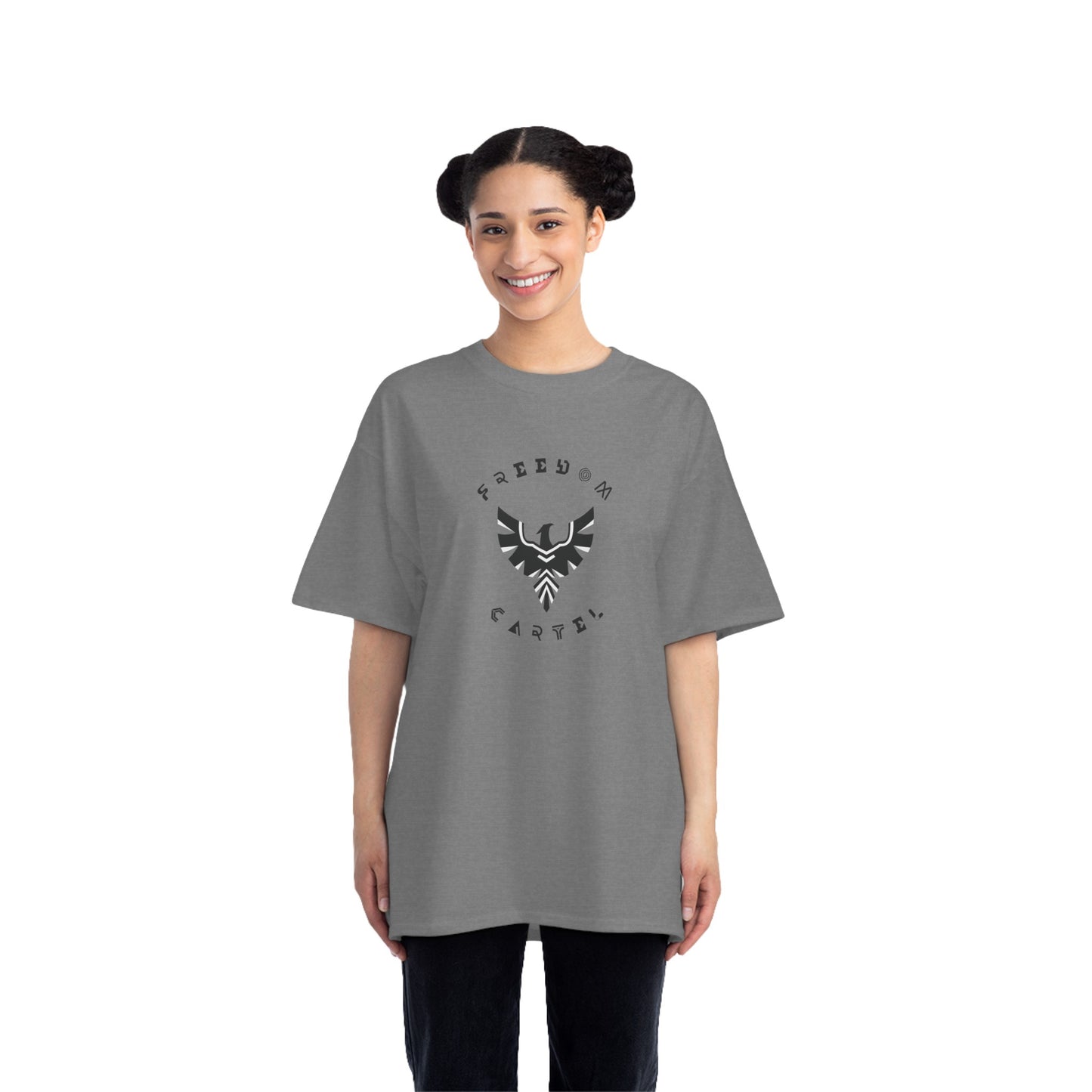 Beefy-T® Short-Sleeve T-Shirt with FREEDOM CARTEL logo