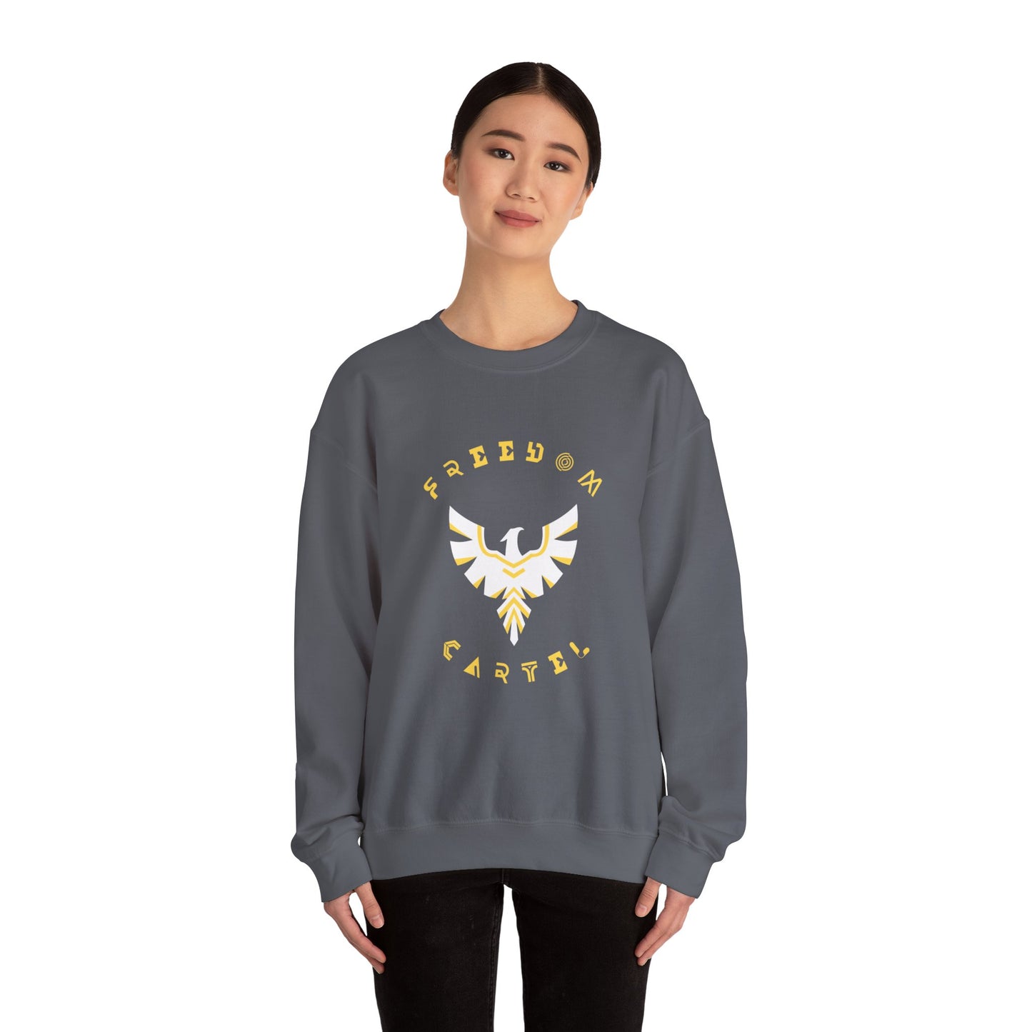 Crewneck Sweatshirt with FREEDOM CARTEL logo
