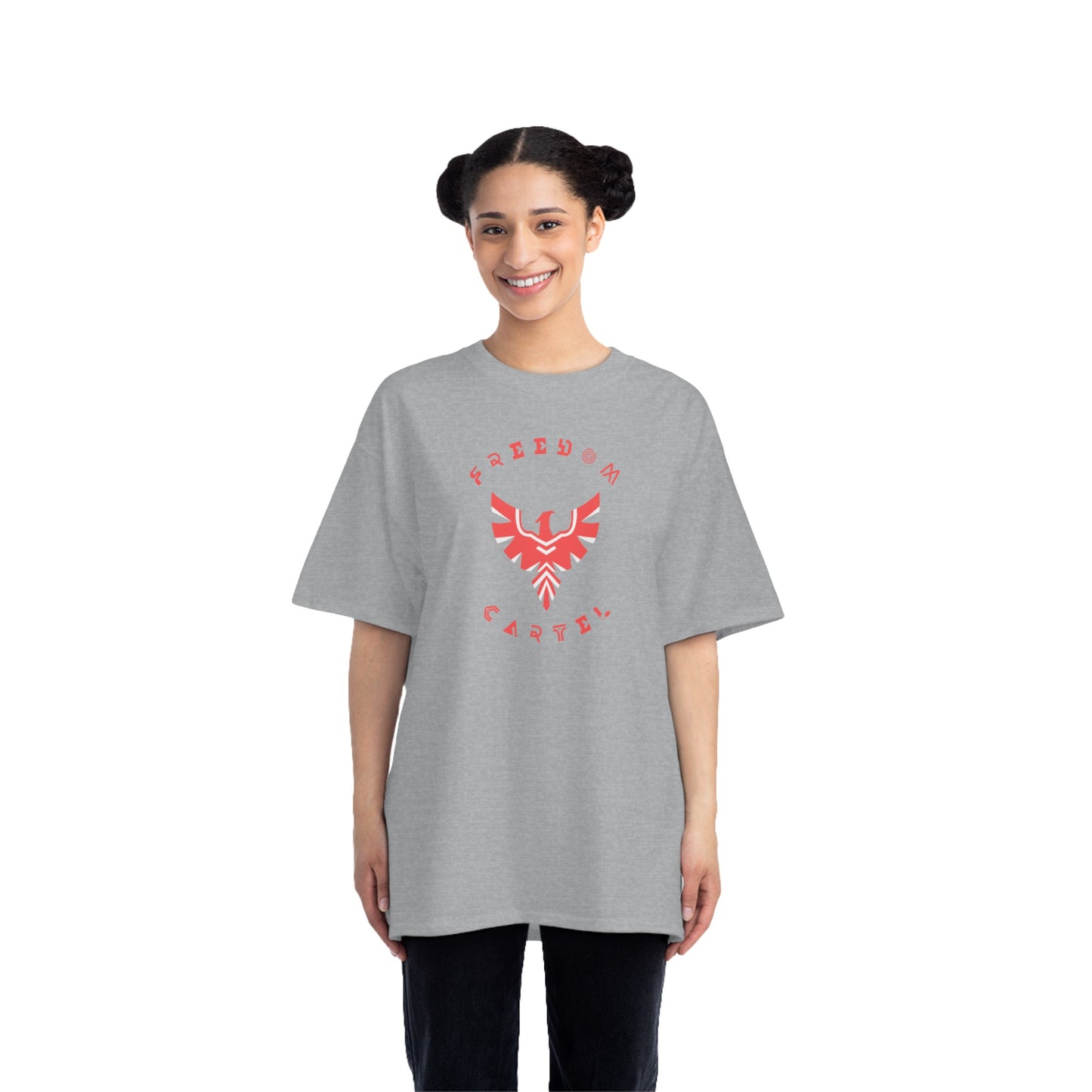 Beefy-T® Short-Sleeve T-Shirt with FREEDOM CARTEL logo