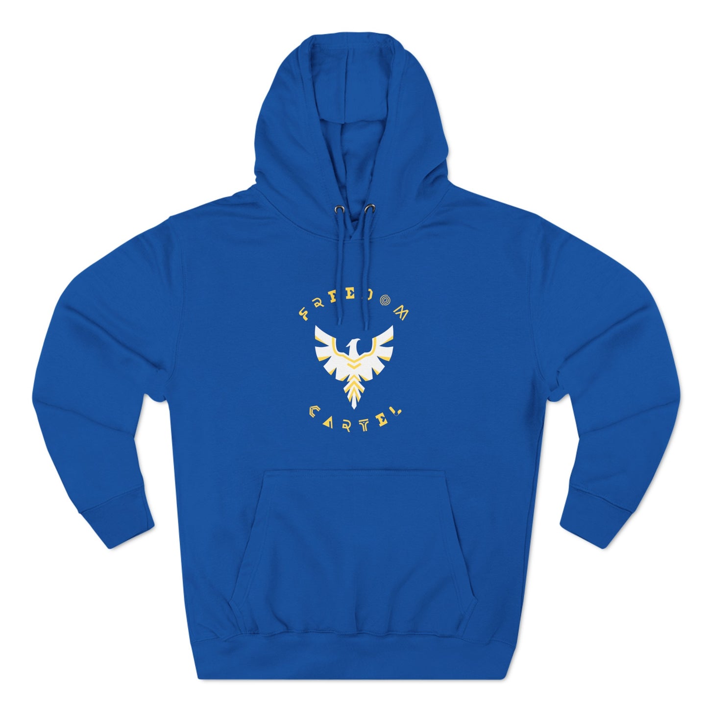 Fleece Hoodie with FREEDOM CARTEL logo on back
