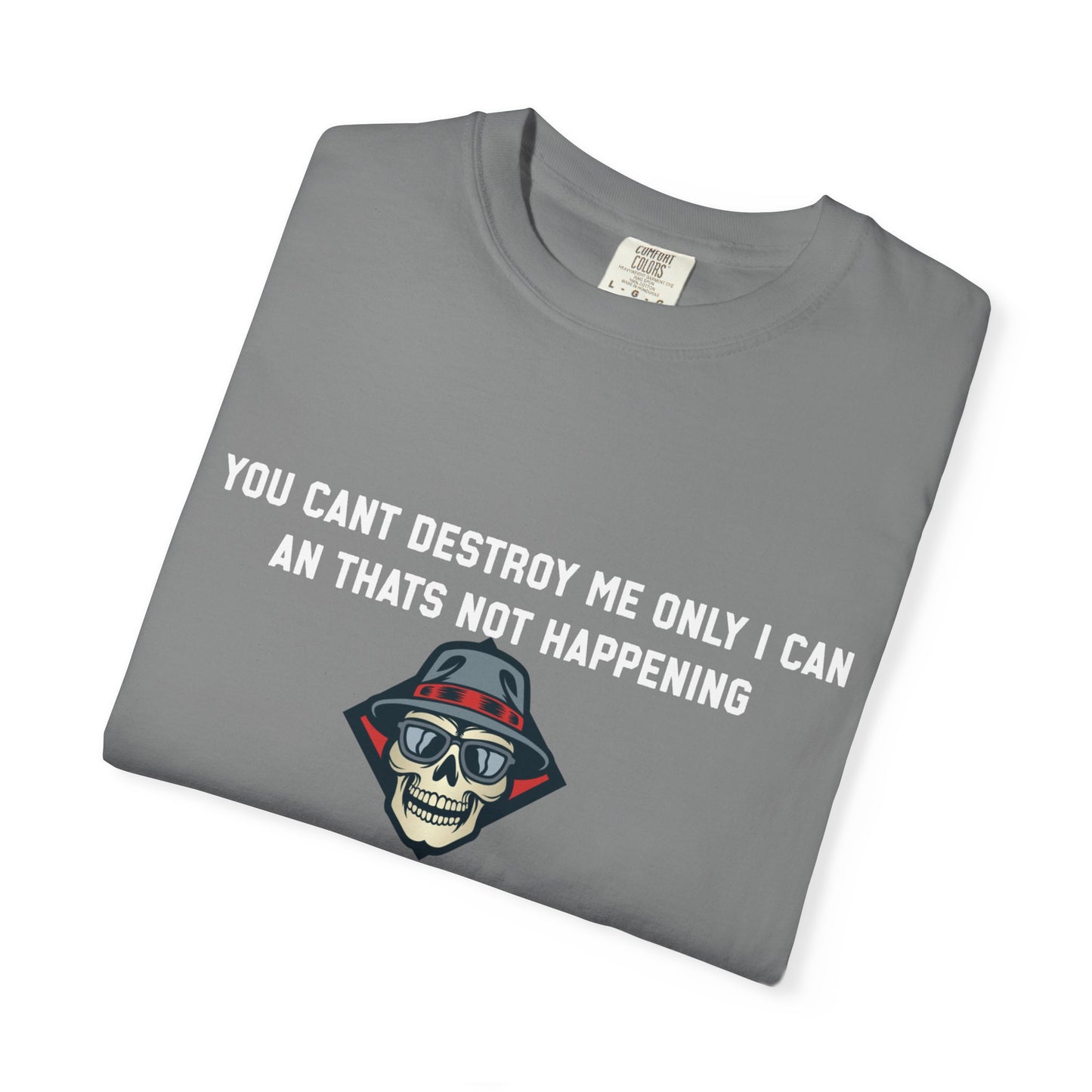 You cant destroy me only i can an thats not happening