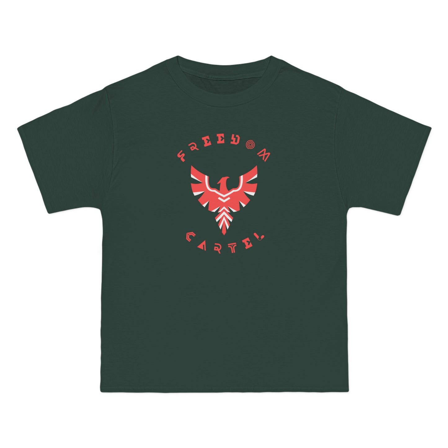 Beefy-T® Short-Sleeve T-Shirt with FREEDOM CARTEL logo