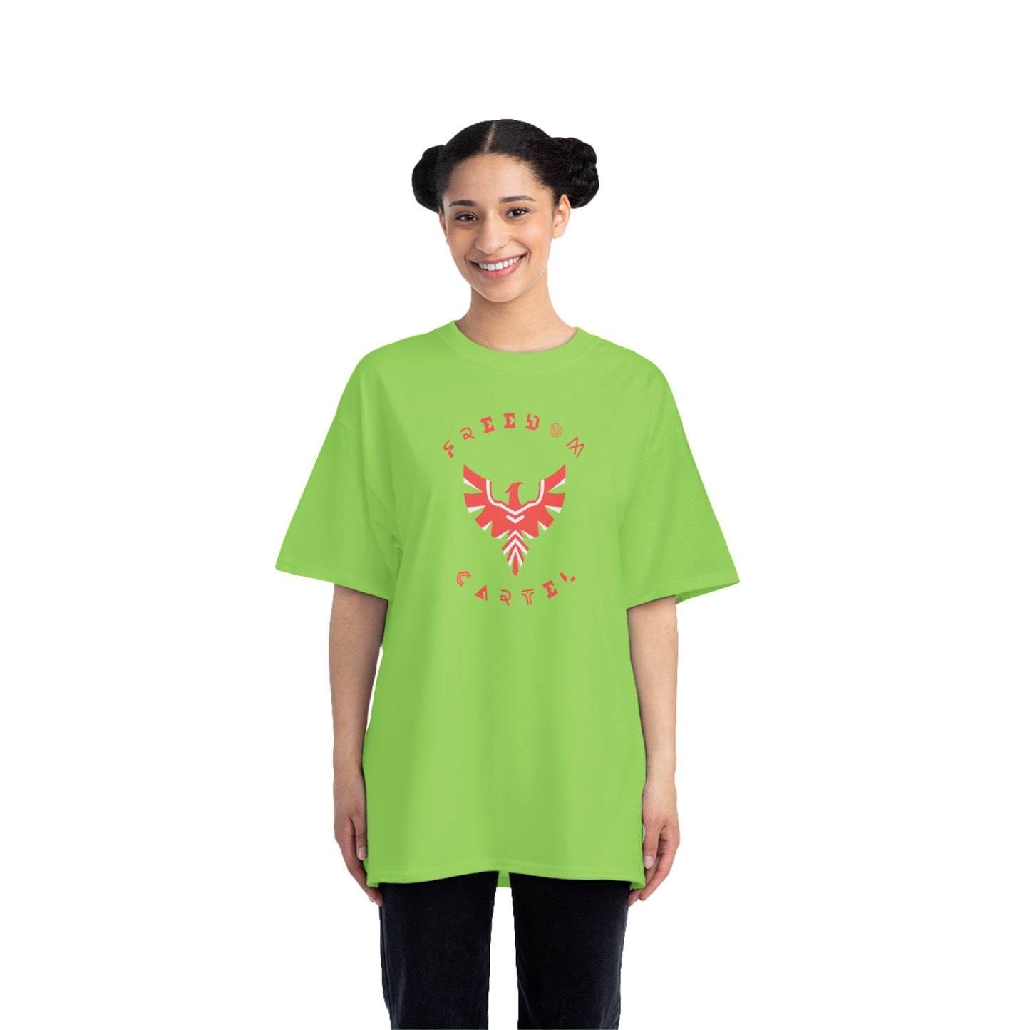 Beefy-T® Short-Sleeve T-Shirt with FREEDOM CARTEL logo