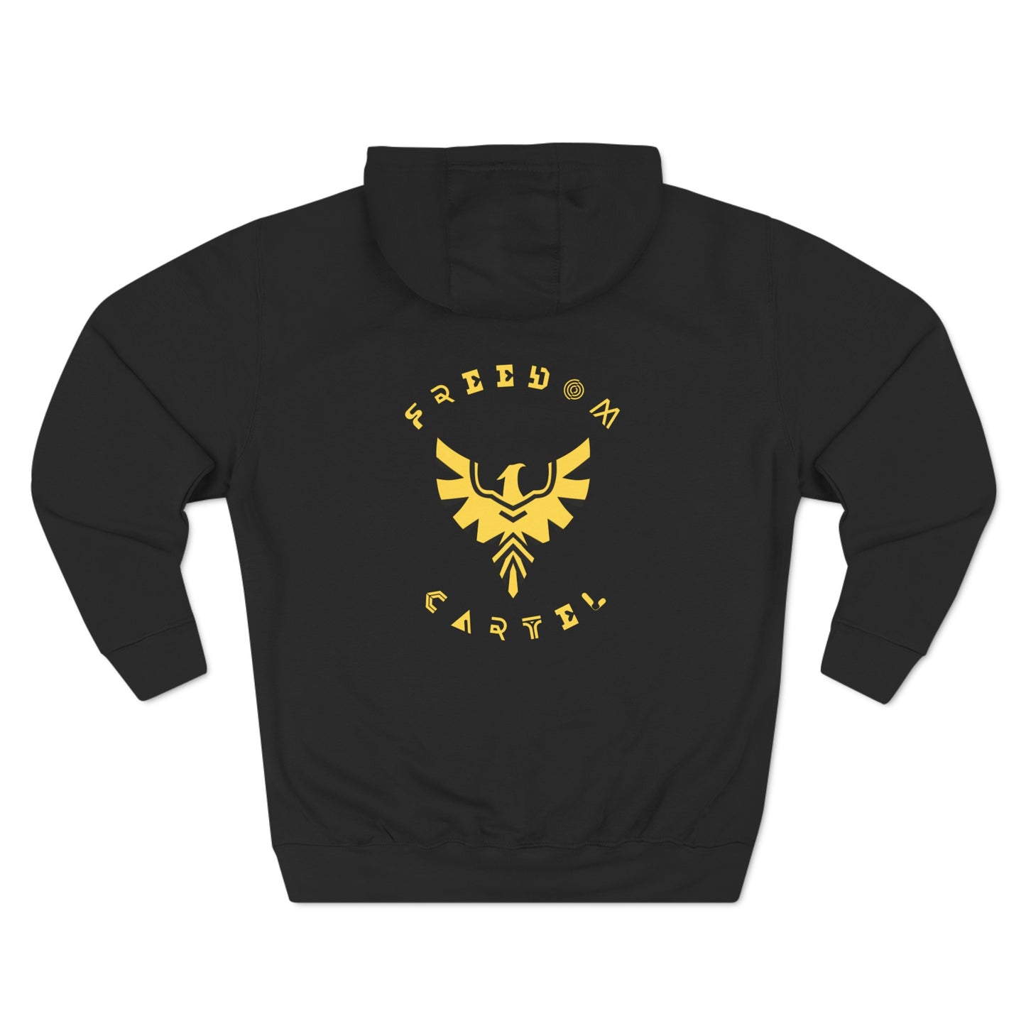 Fleece Hoodie with FREEDOM CARTEL logo on back