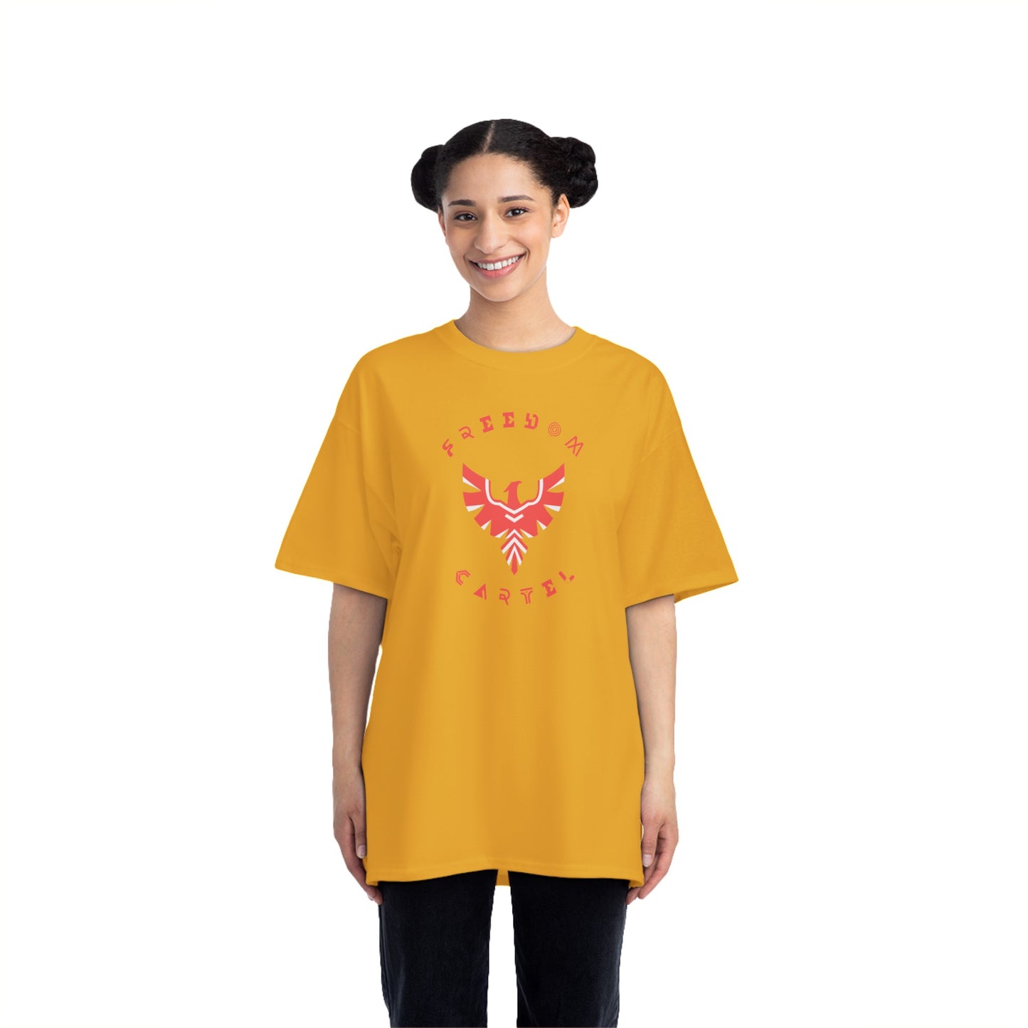Beefy-T® Short-Sleeve T-Shirt with FREEDOM CARTEL logo