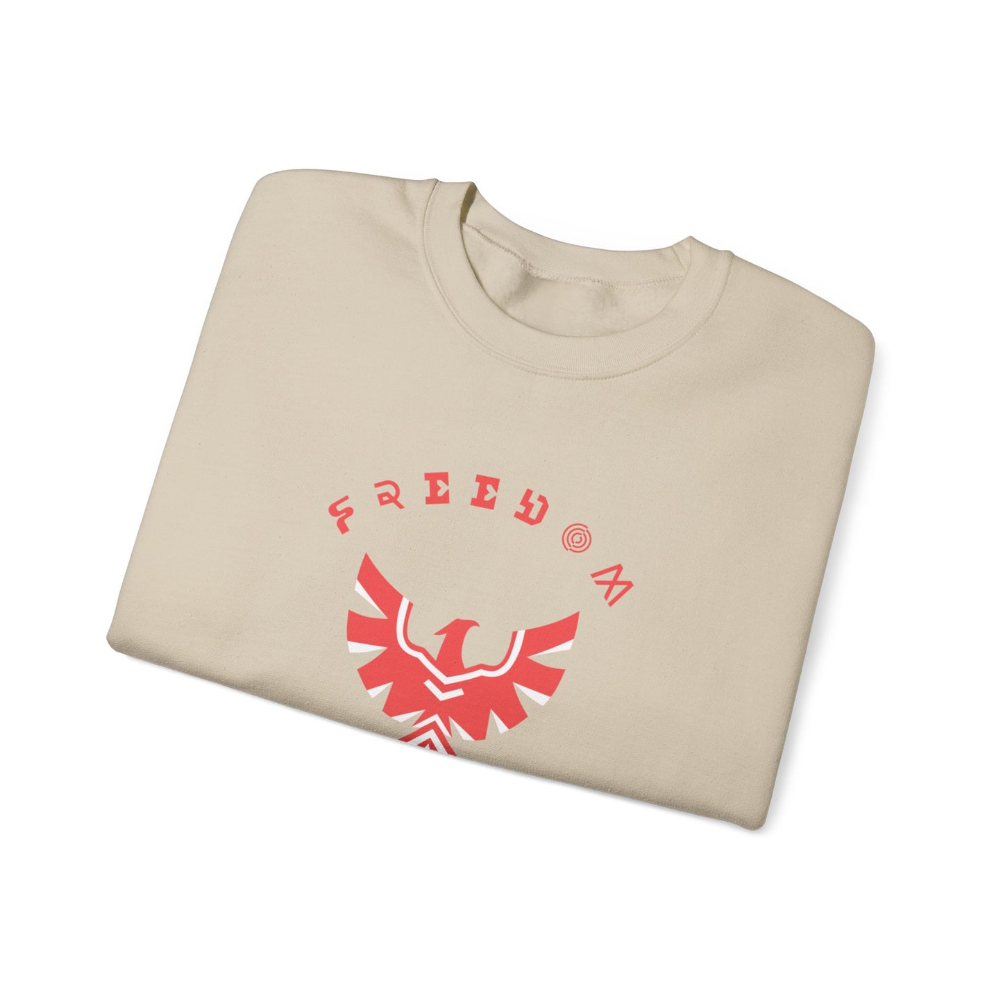 Crewneck Sweatshirt with FREEDOM CARTEL RED logo