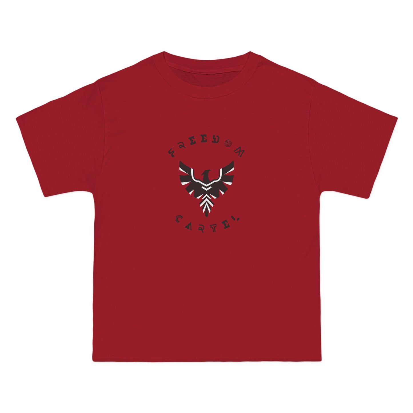 Beefy-T® Short-Sleeve T-Shirt with FREEDOM CARTEL logo