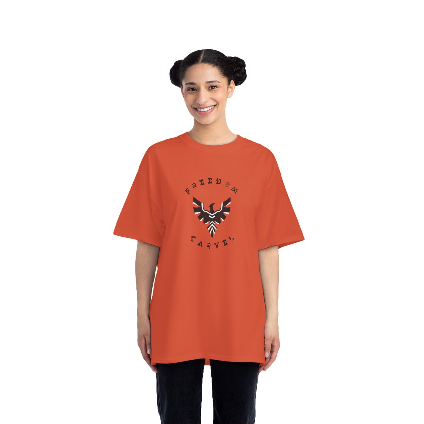 Beefy-T® Short-Sleeve T-Shirt with FREEDOM CARTEL logo