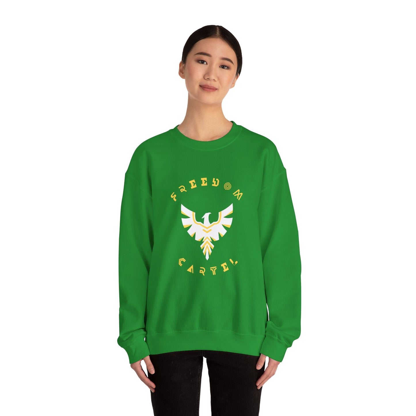 Crewneck Sweatshirt with FREEDOM CARTEL logo