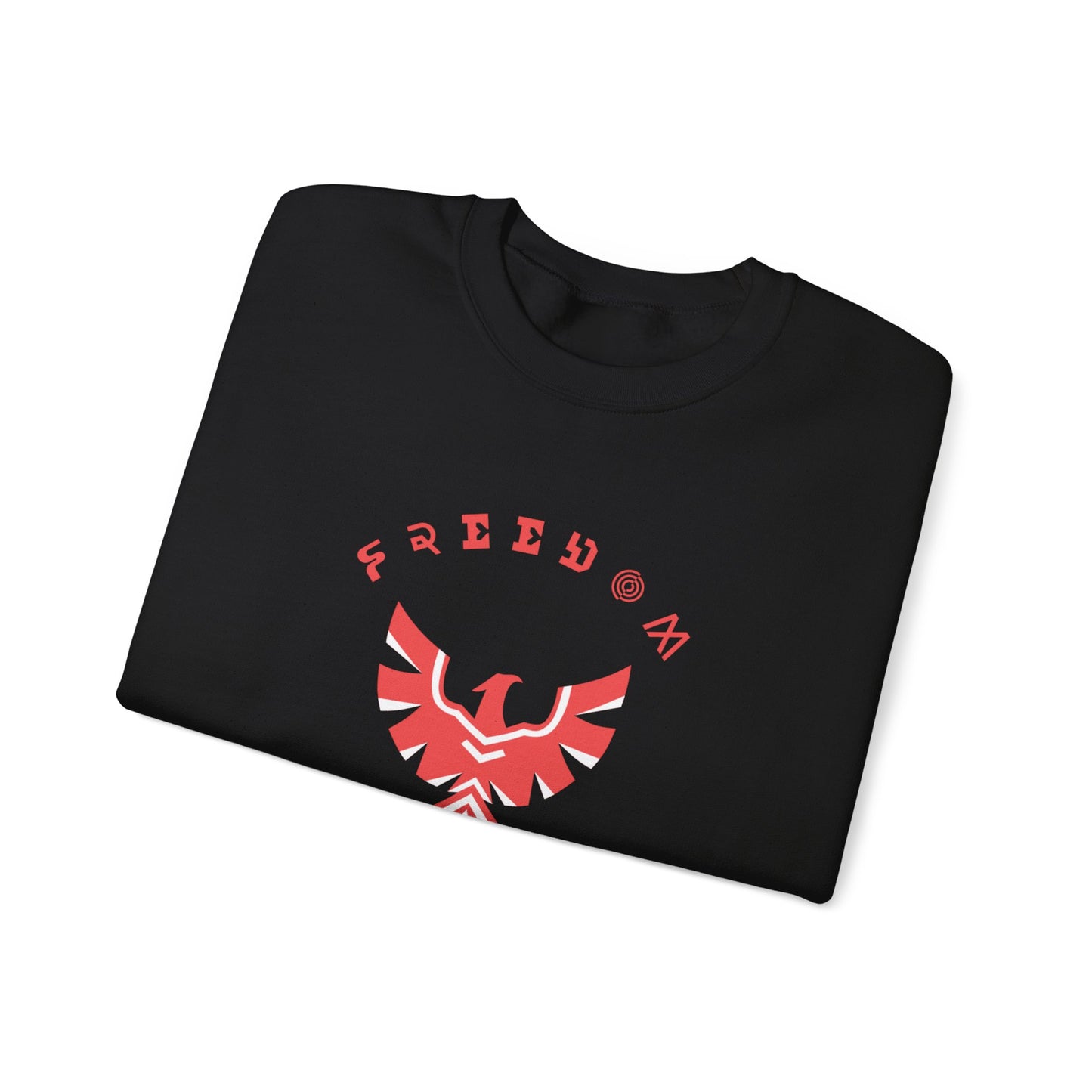 Crewneck Sweatshirt with FREEDOM CARTEL RED logo