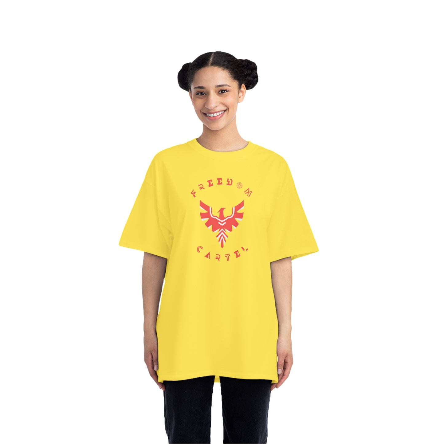 Beefy-T® Short-Sleeve T-Shirt with FREEDOM CARTEL logo