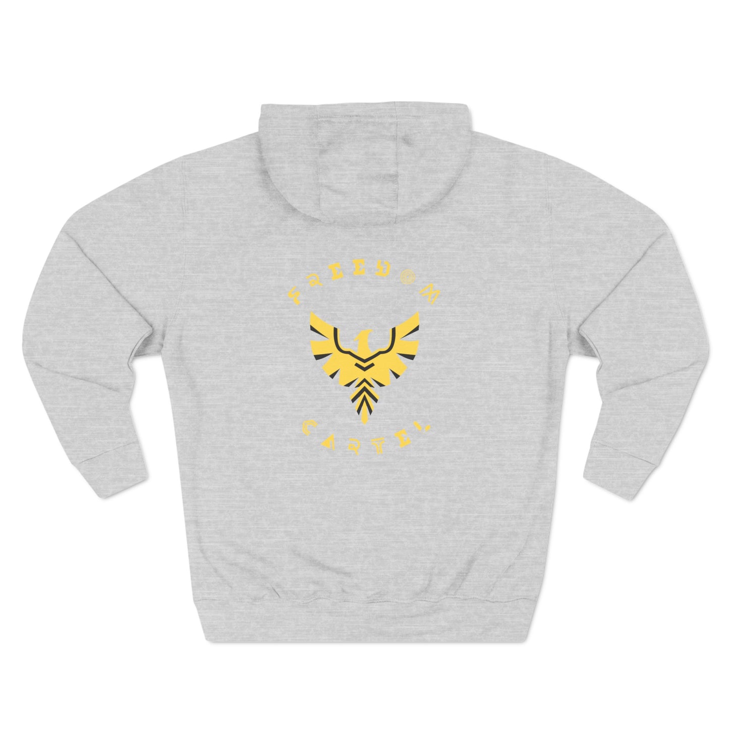 Fleece Hoodie with FREEDOM CARTEL logo on back