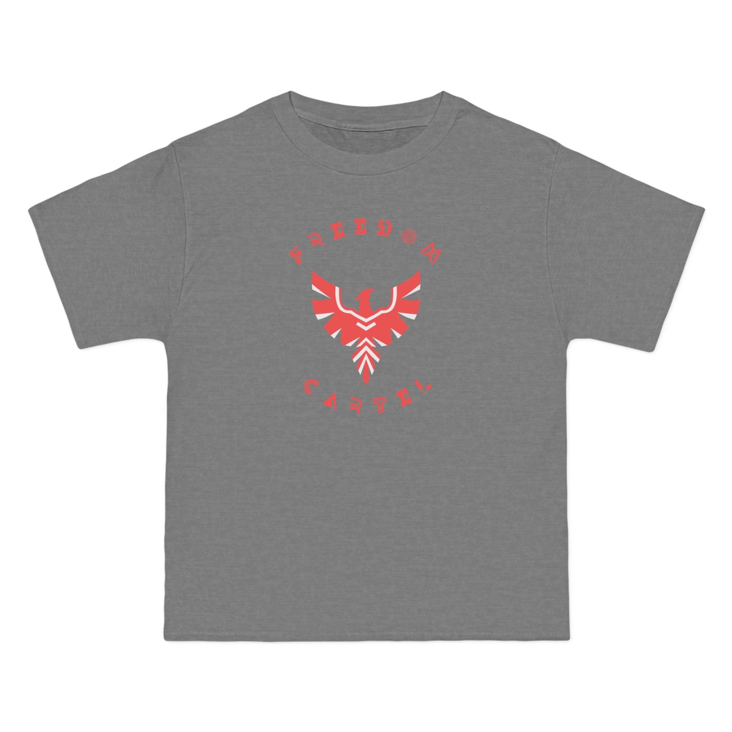 Beefy-T® Short-Sleeve T-Shirt with FREEDOM CARTEL logo