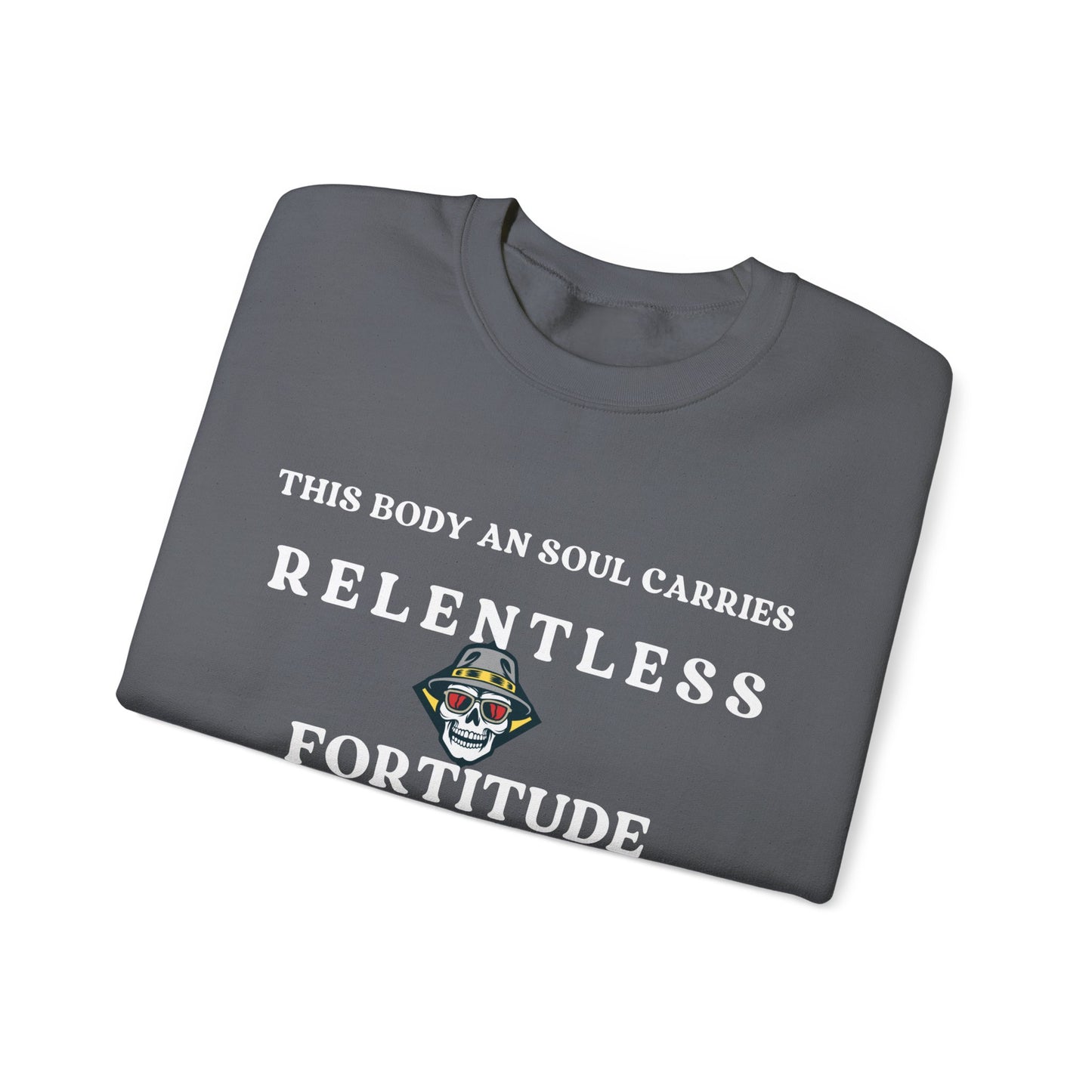 This body an soul carries relentless fortitude