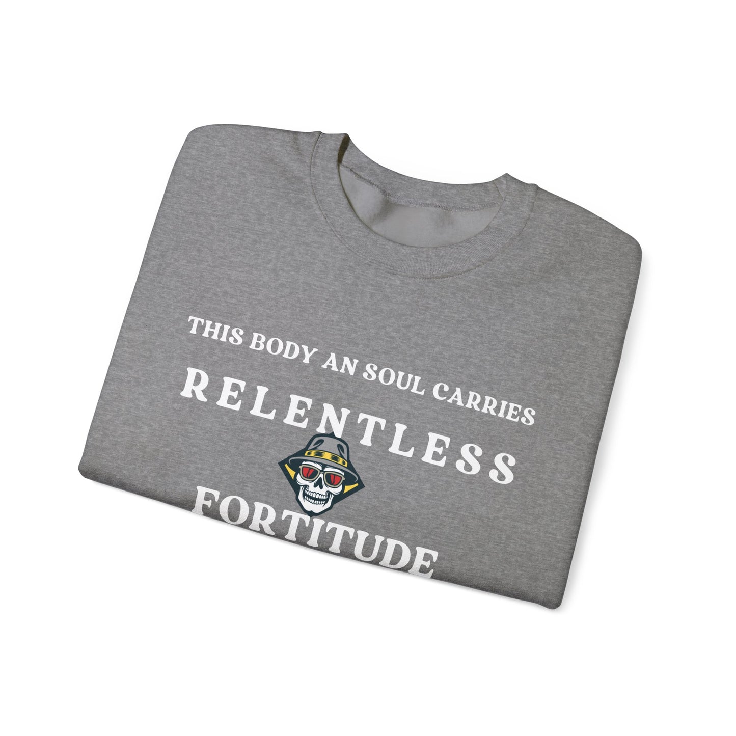 This body an soul carries relentless fortitude