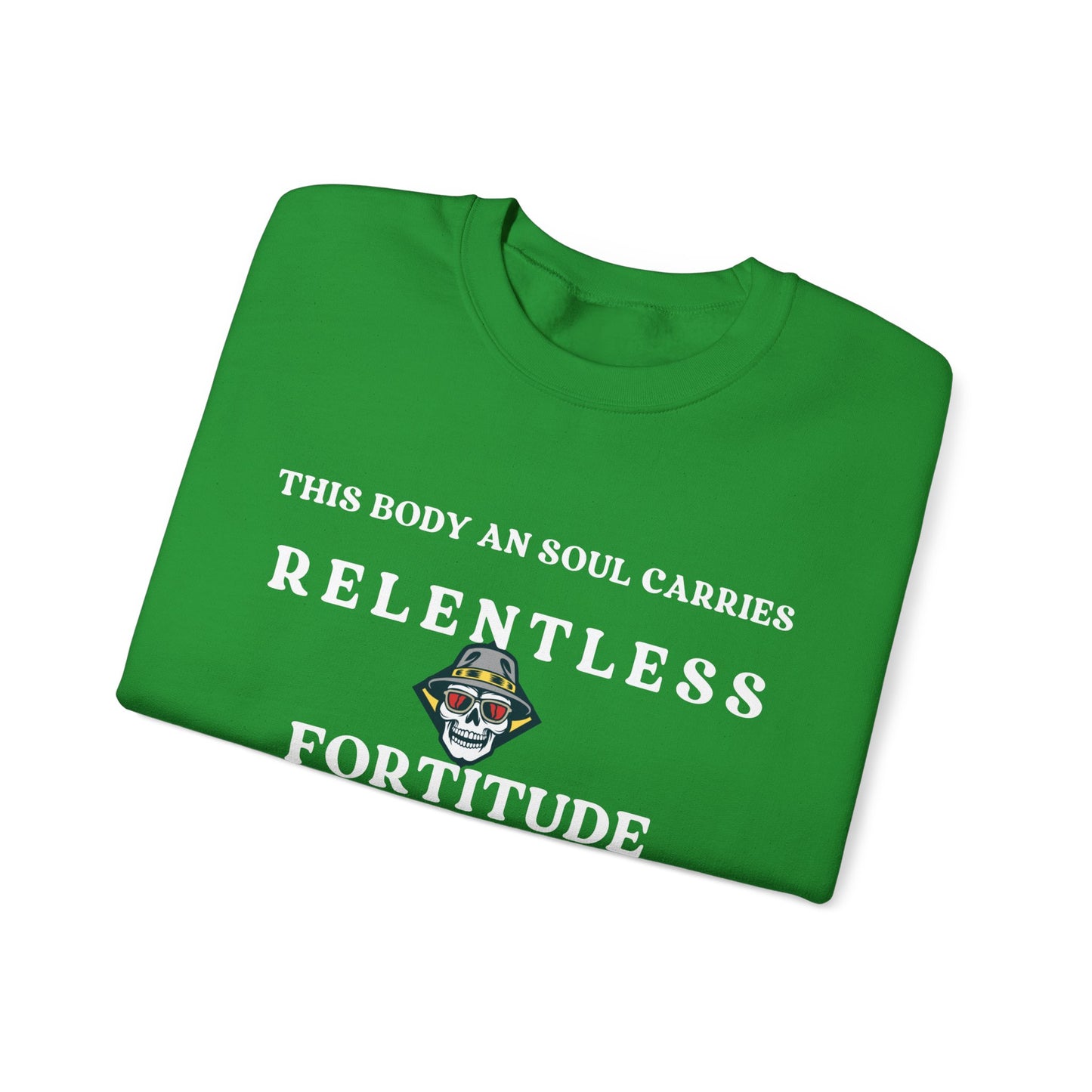 This body an soul carries relentless fortitude