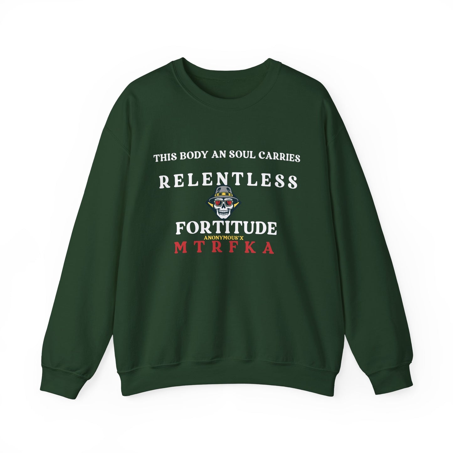 This body an soul carries relentless fortitude