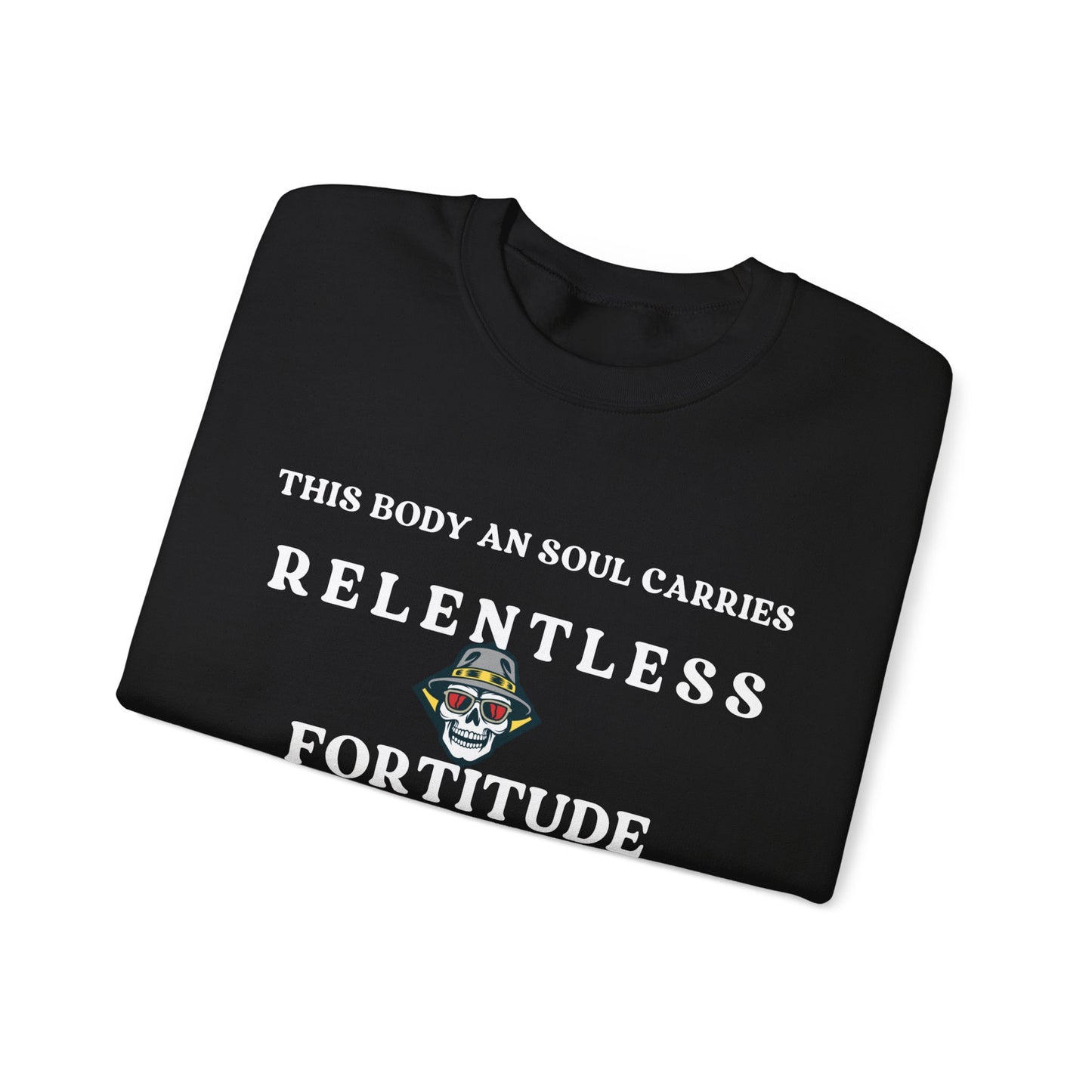 This body an soul carries relentless fortitude