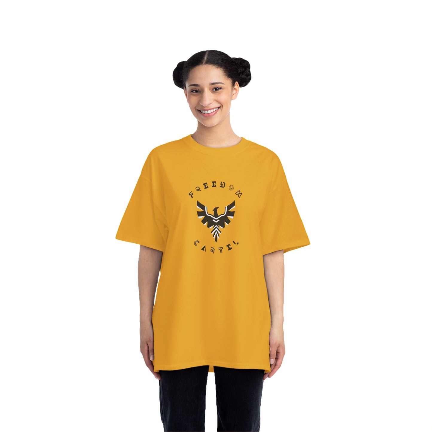 Beefy-T® Short-Sleeve T-Shirt with FREEDOM CARTEL logo