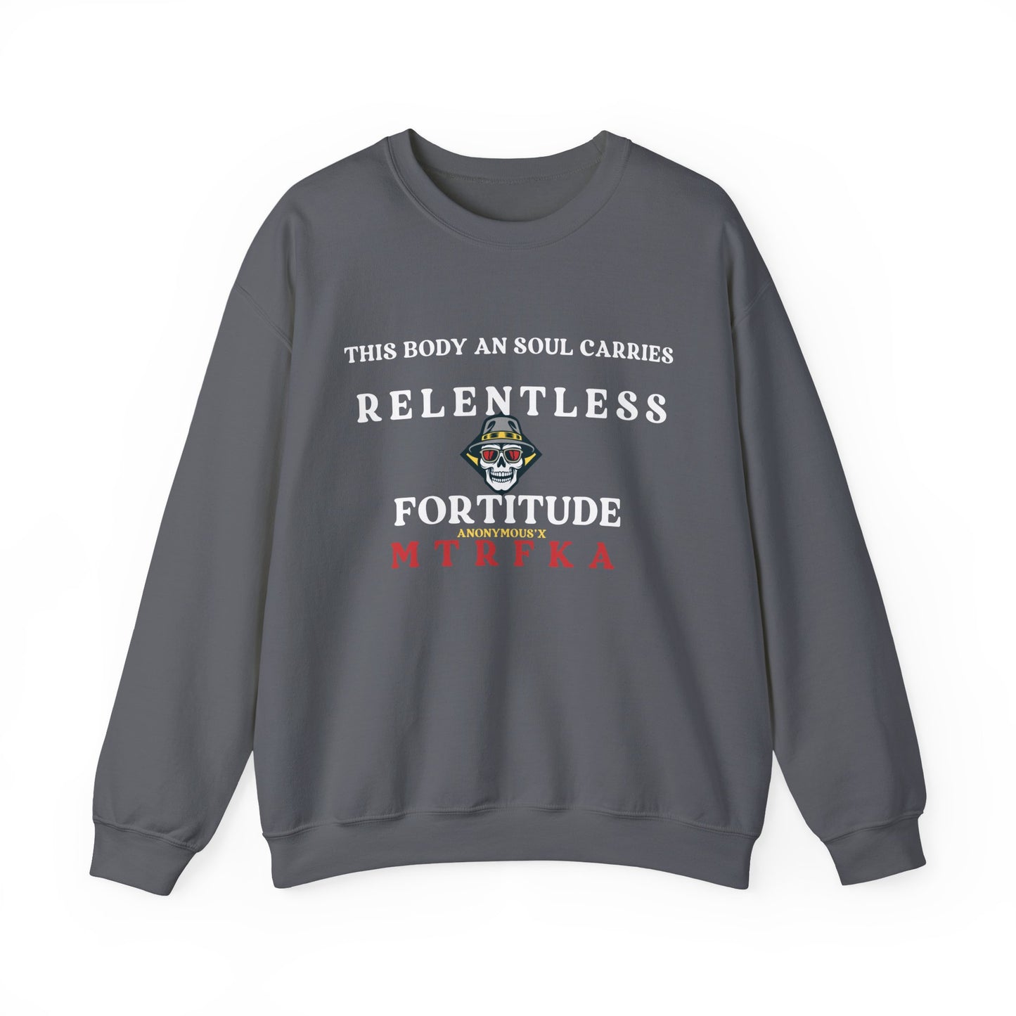 This body an soul carries relentless fortitude