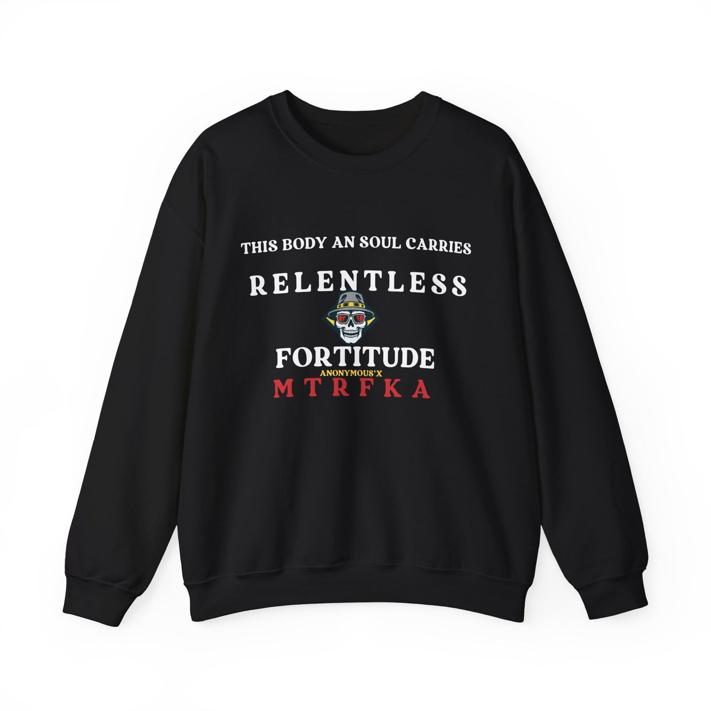 This body an soul carries relentless fortitude