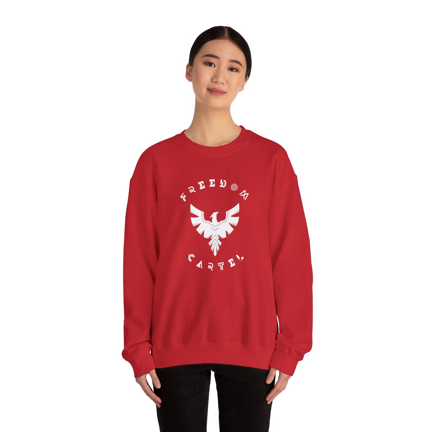 Crewneck Sweatshirt with FREEDOM CARTEL