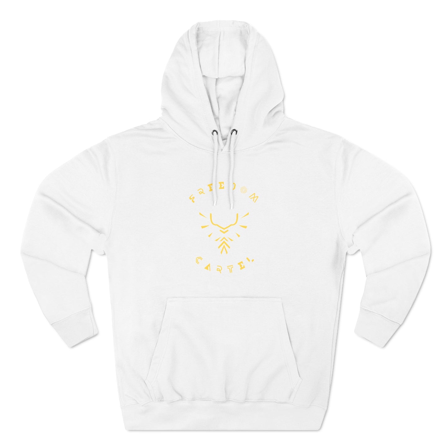 Fleece Hoodie with FREEDOM CARTEL logo on back