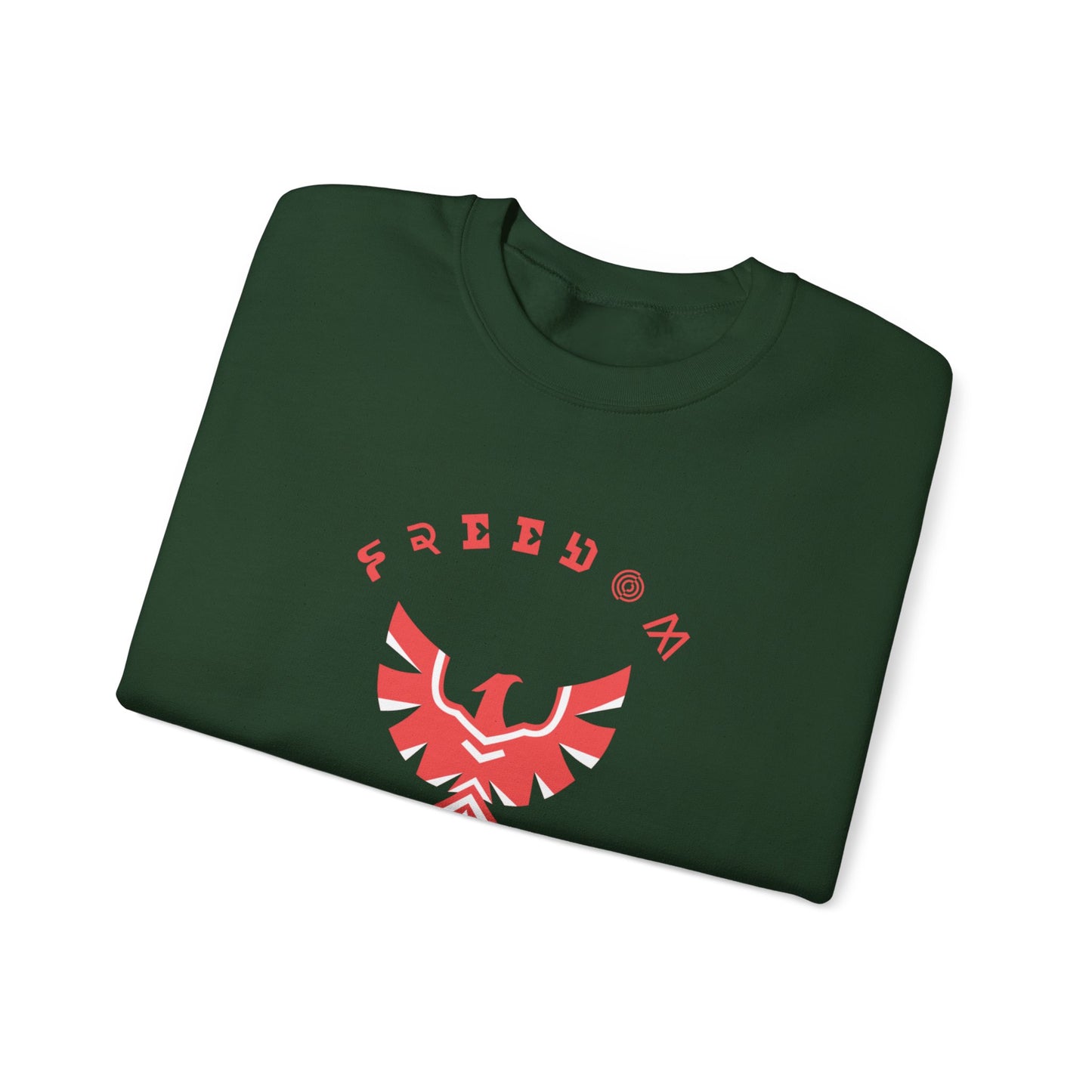 Crewneck Sweatshirt with FREEDOM CARTEL RED logo