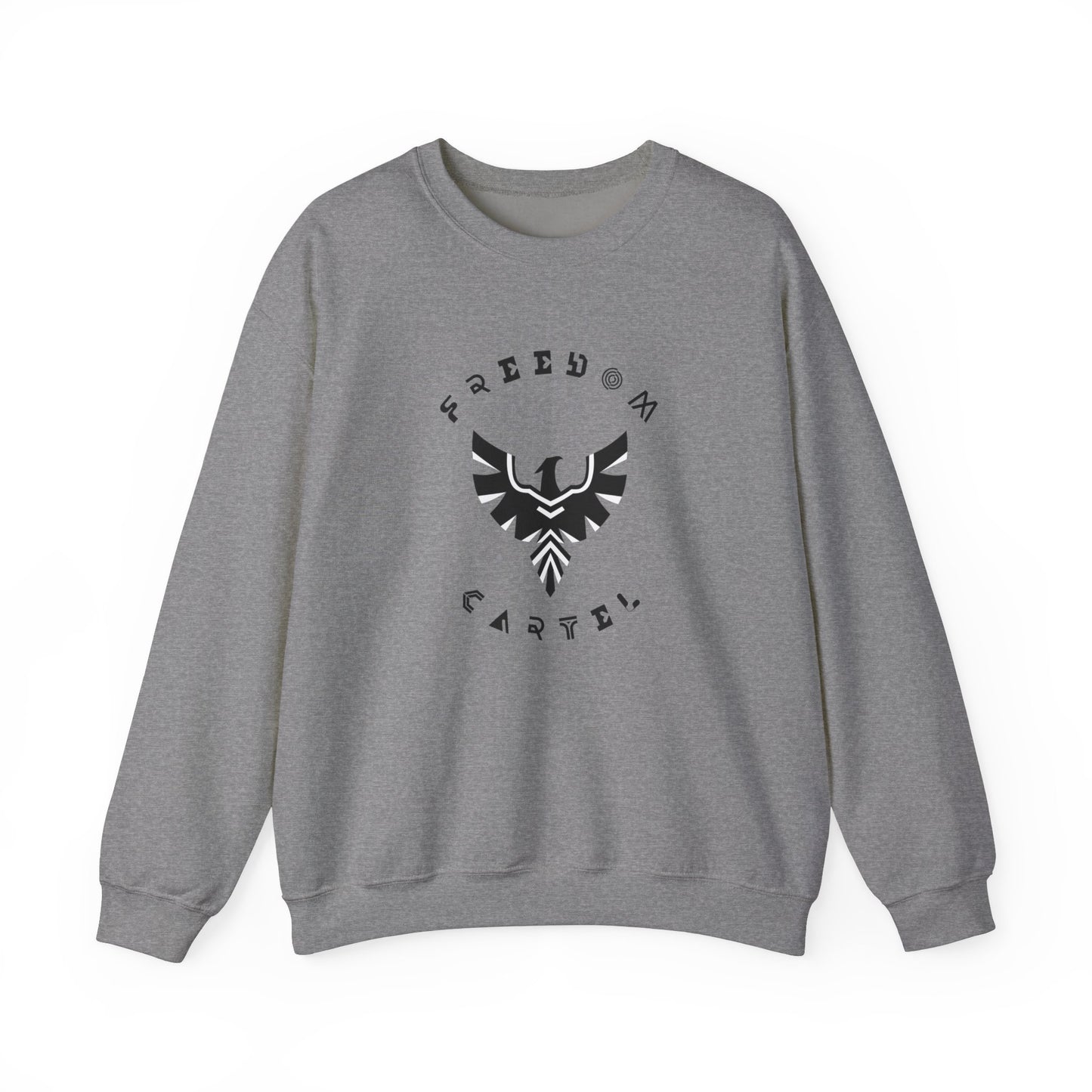 Crewneck Sweatshirt with FREEDOM CARTEL logo