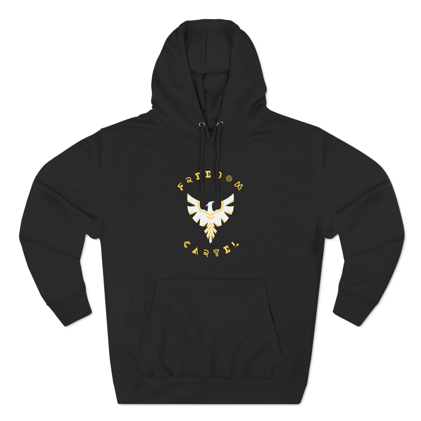 Fleece Hoodie with FREEDOM CARTEL logo on back