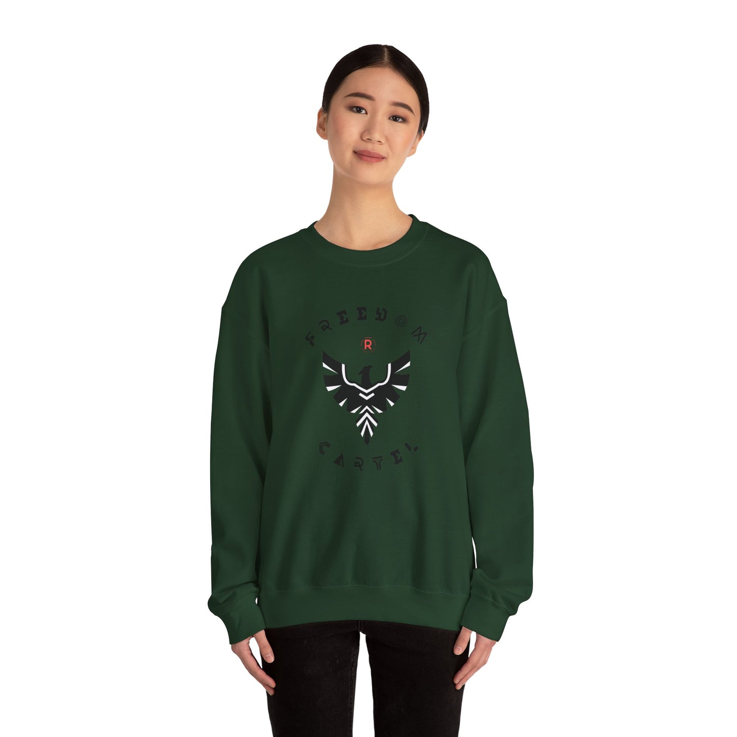Crewneck Sweatshirt with FREEDOM CARTEL logo