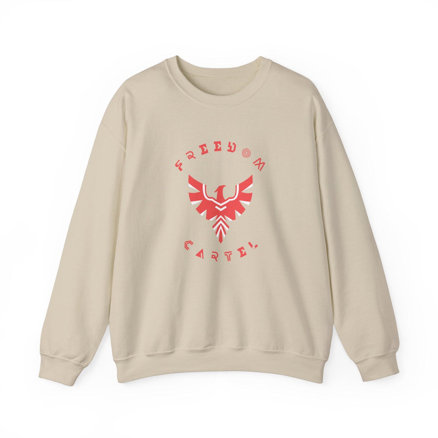 Crewneck Sweatshirt with FREEDOM CARTEL logo