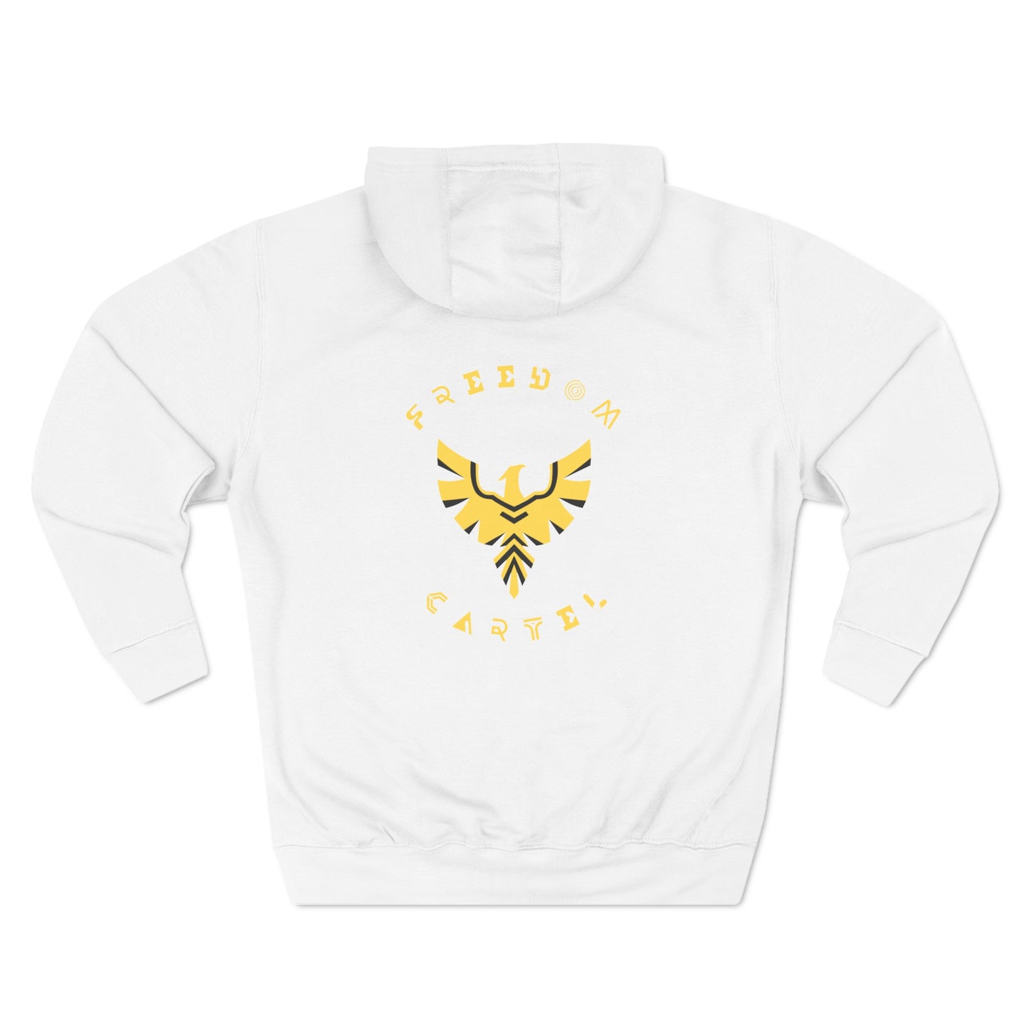 Fleece Hoodie with FREEDOM CARTEL logo on back