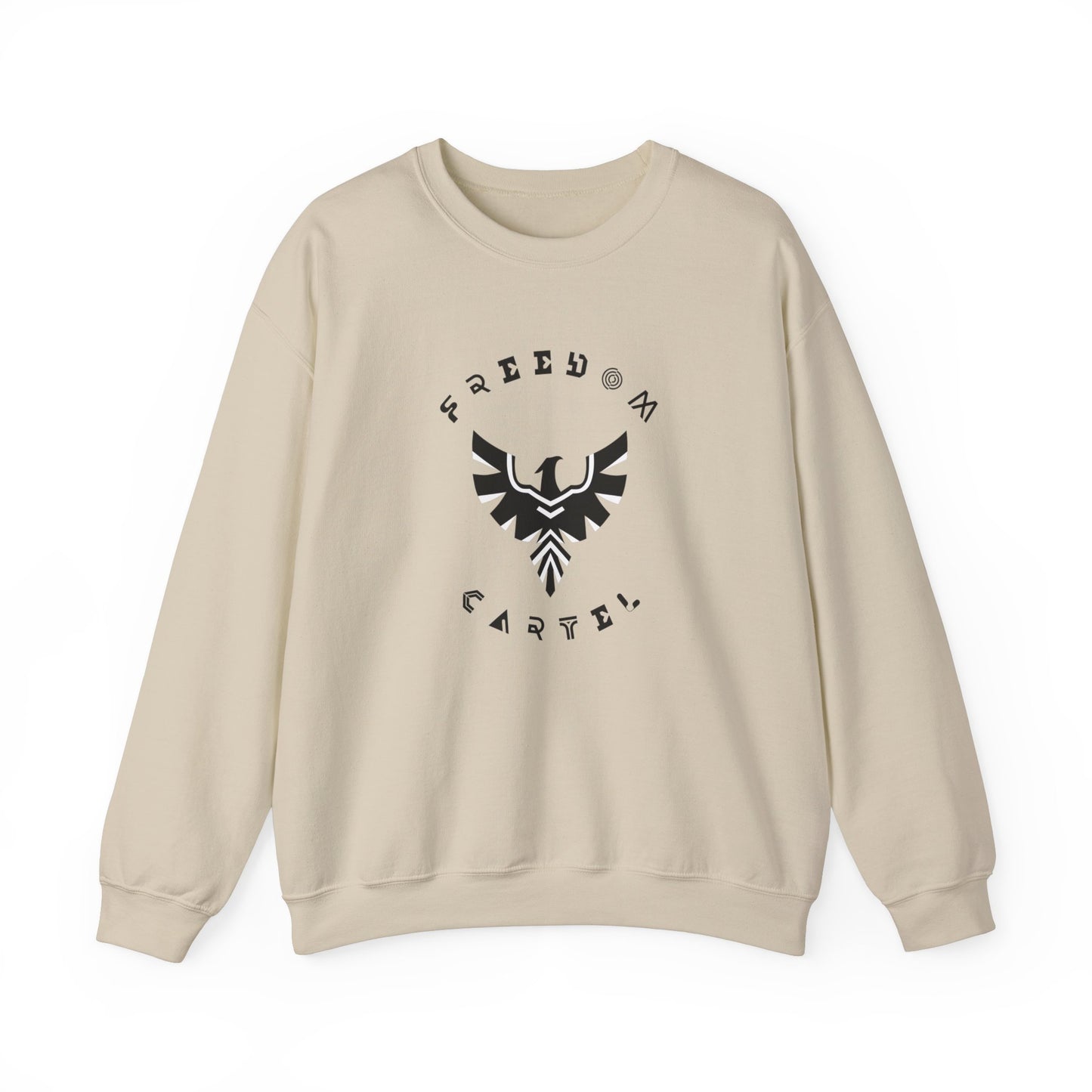 Crewneck Sweatshirt with FREEDOM CARTEL logo