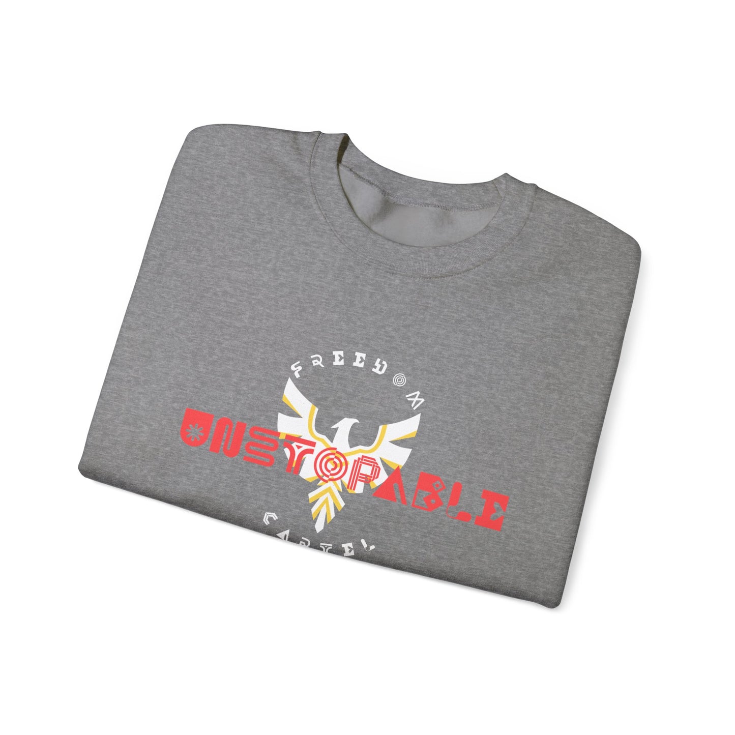 Crewneck Sweatshirt with FREEDOM CARTEL UNSTOPABLE logo
