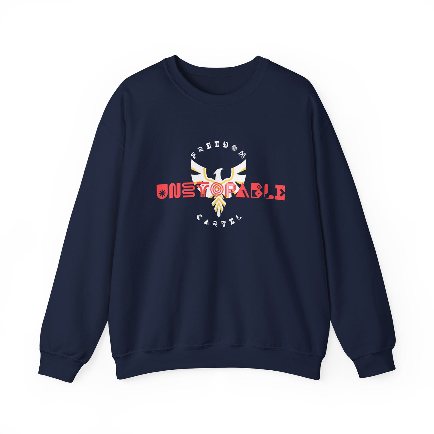 Crewneck Sweatshirt with FREEDOM CARTEL UNSTOPABLE logo