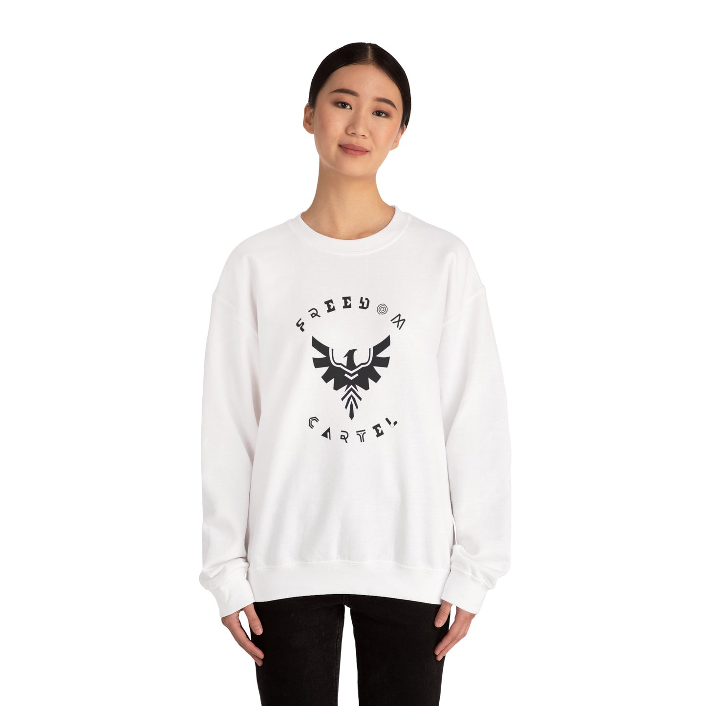 Crewneck Sweatshirt with FREEDOM CARTEL
