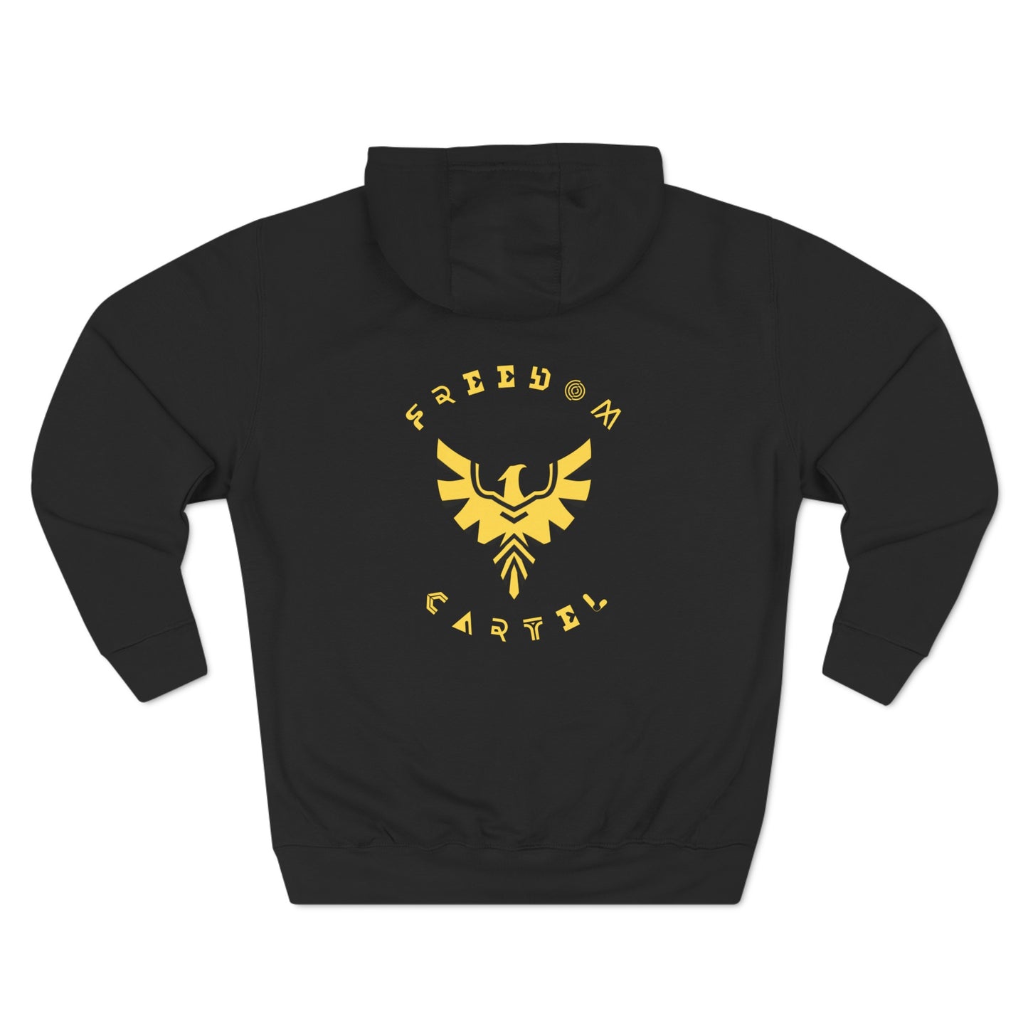 Fleece Hoodie with FREEDOM CARTEL logo on back