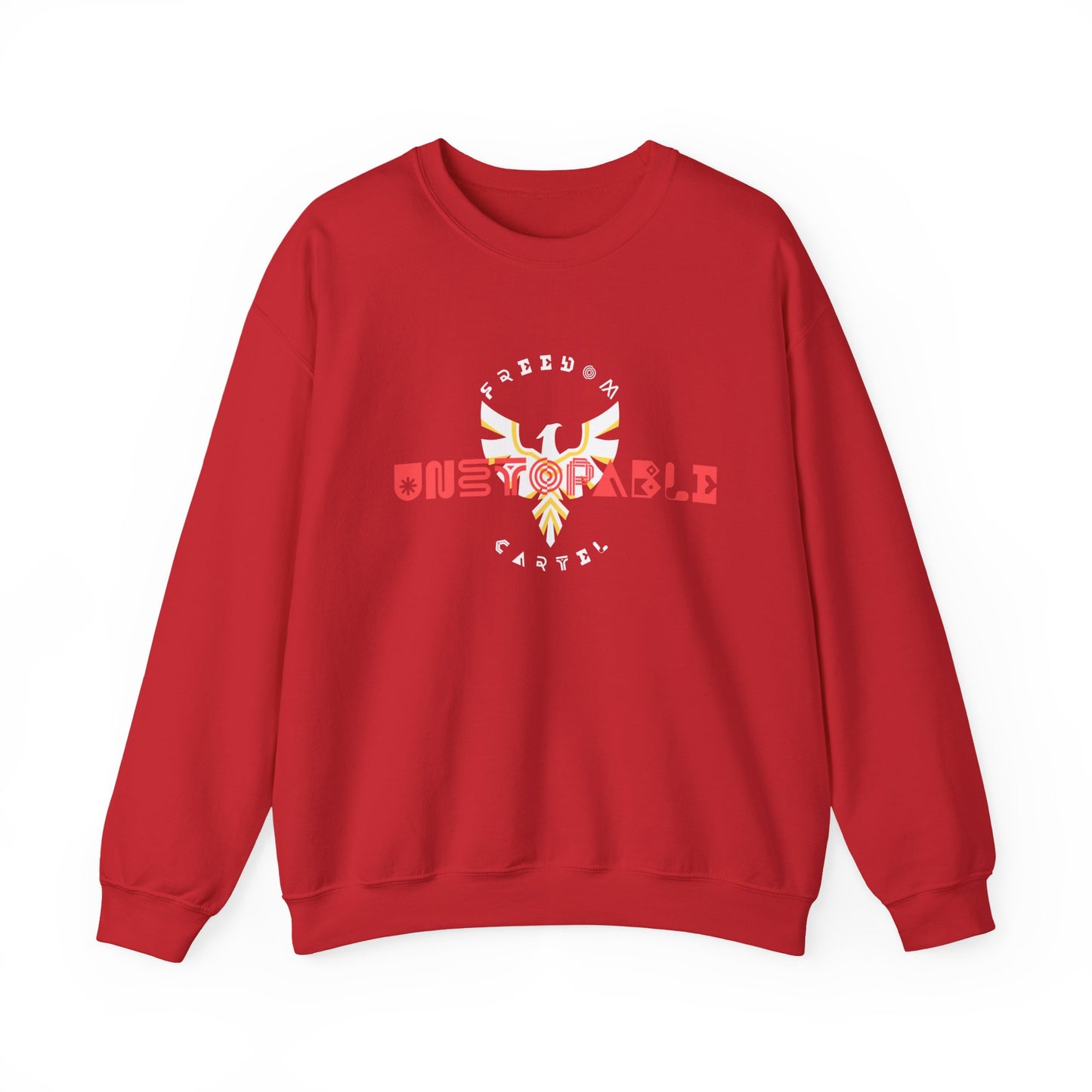 Crewneck Sweatshirt with FREEDOM CARTEL UNSTOPABLE logo
