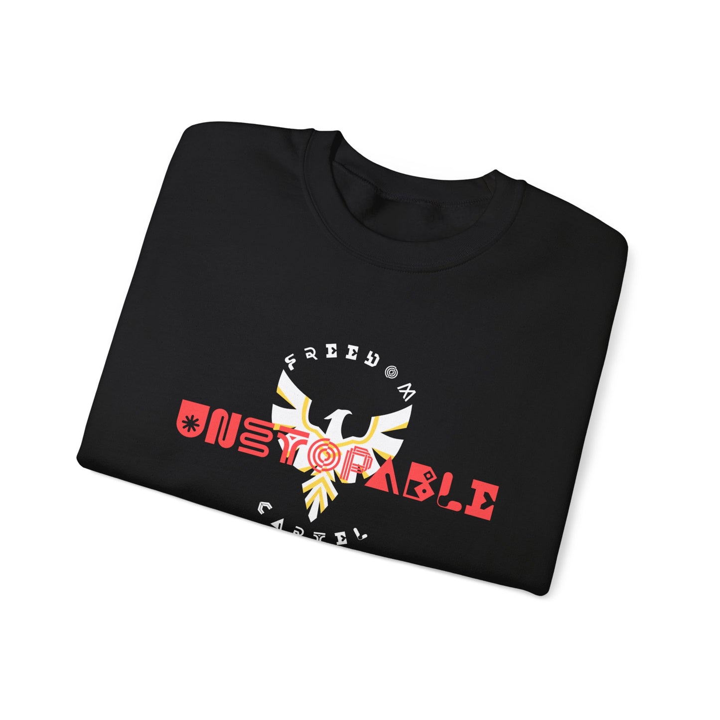 Crewneck Sweatshirt with FREEDOM CARTEL UNSTOPABLE logo