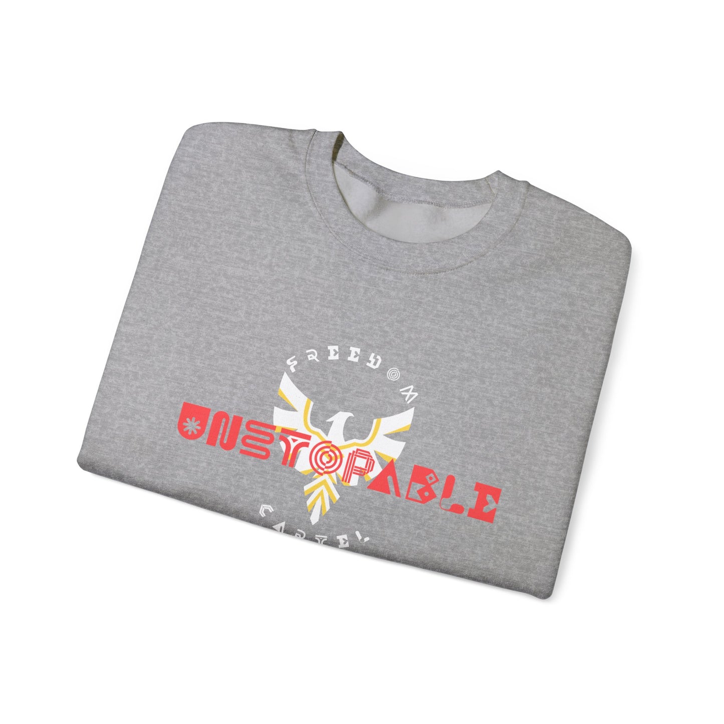 Crewneck Sweatshirt with FREEDOM CARTEL UNSTOPABLE logo