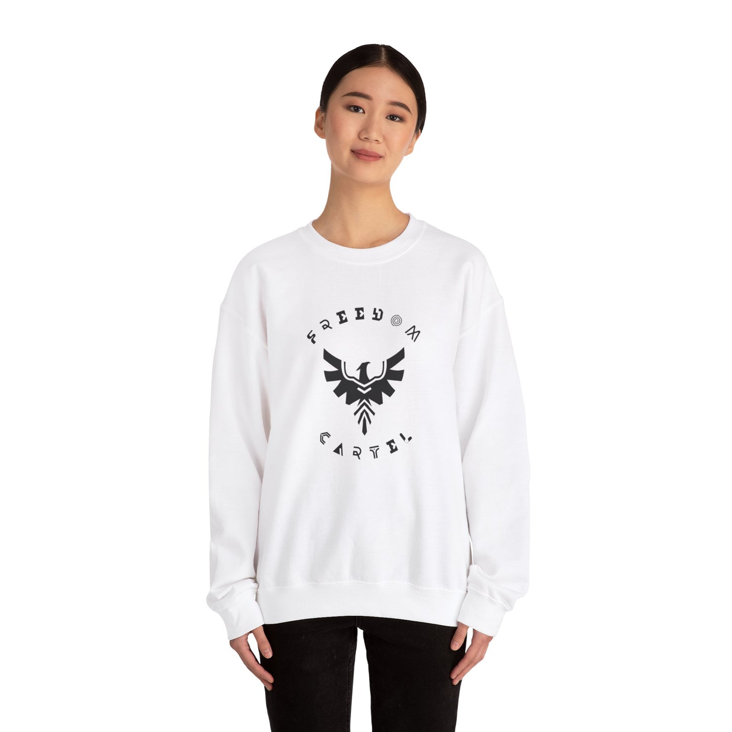 Crewneck Sweatshirt with FREEDOM CARTEL logo