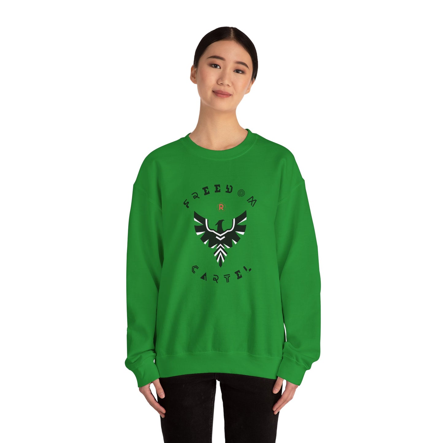 Crewneck Sweatshirt with FREEDOM CARTEL logo