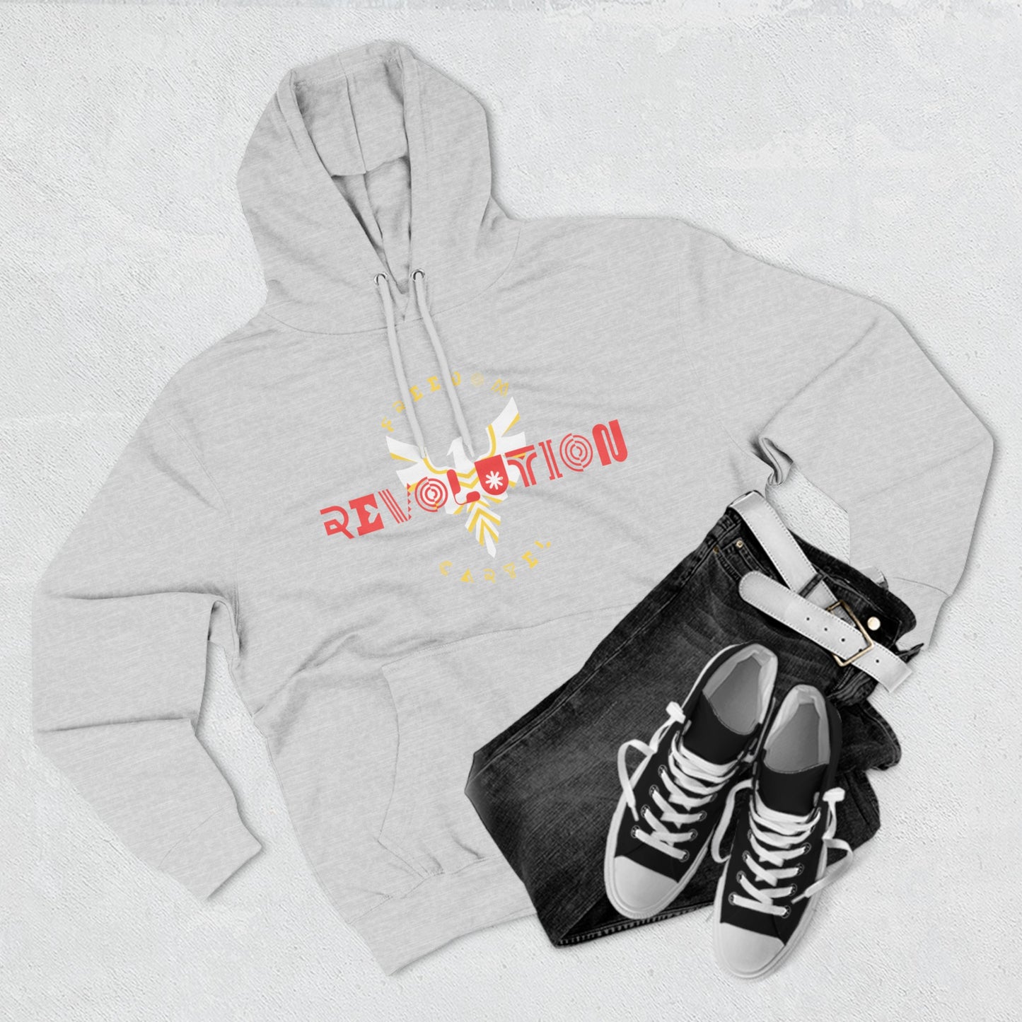 Fleece Hoodie with FREEDOM CARTEL logo