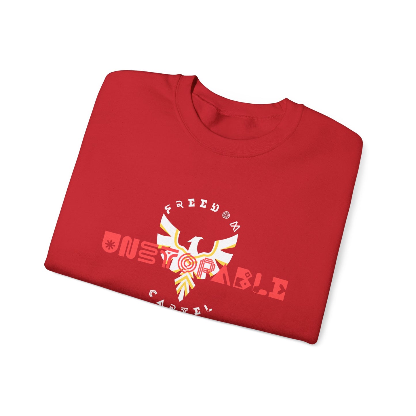 Crewneck Sweatshirt with FREEDOM CARTEL UNSTOPABLE logo